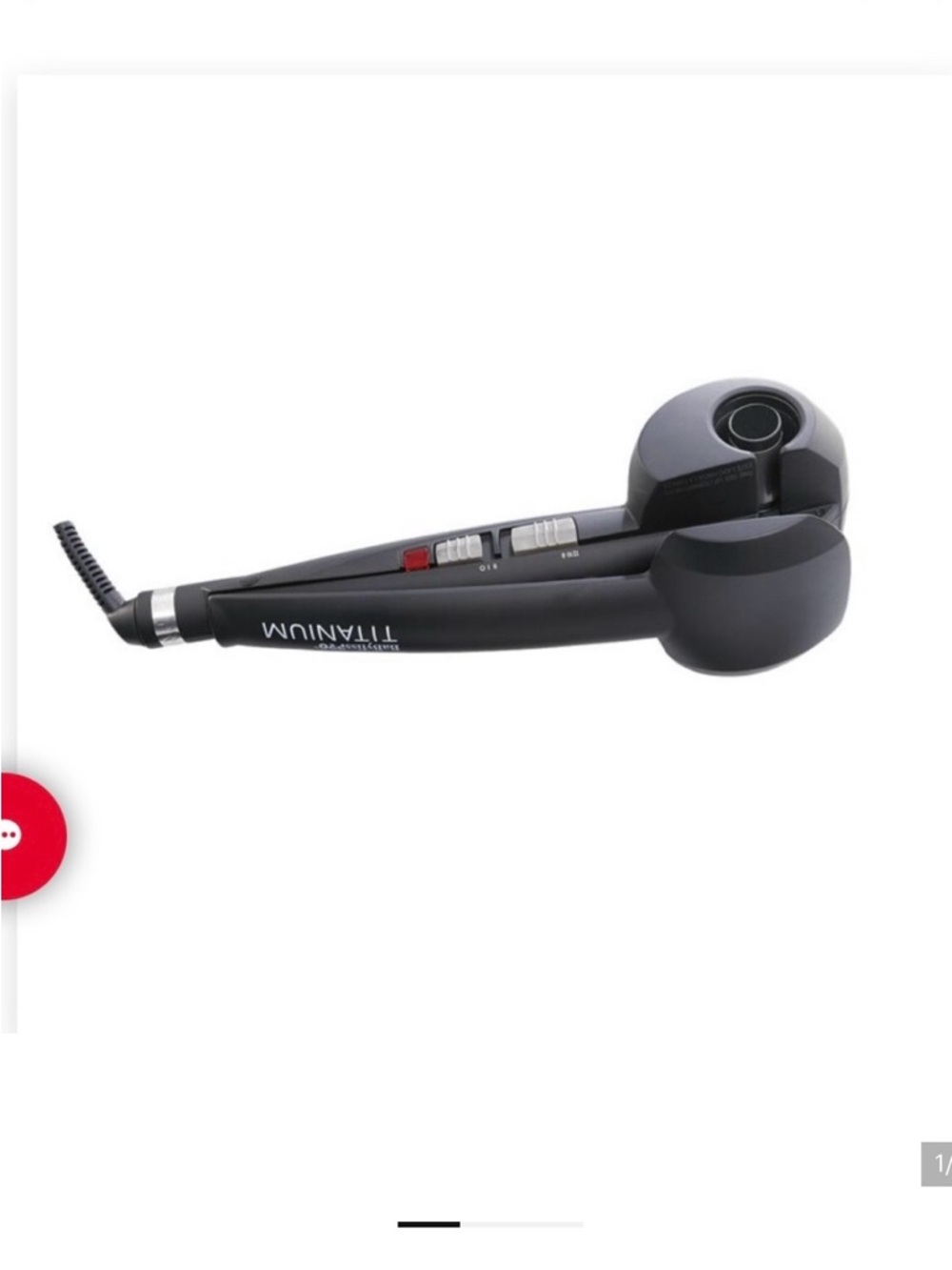 Babyliss pro titanium professional curl genius machine hair curling